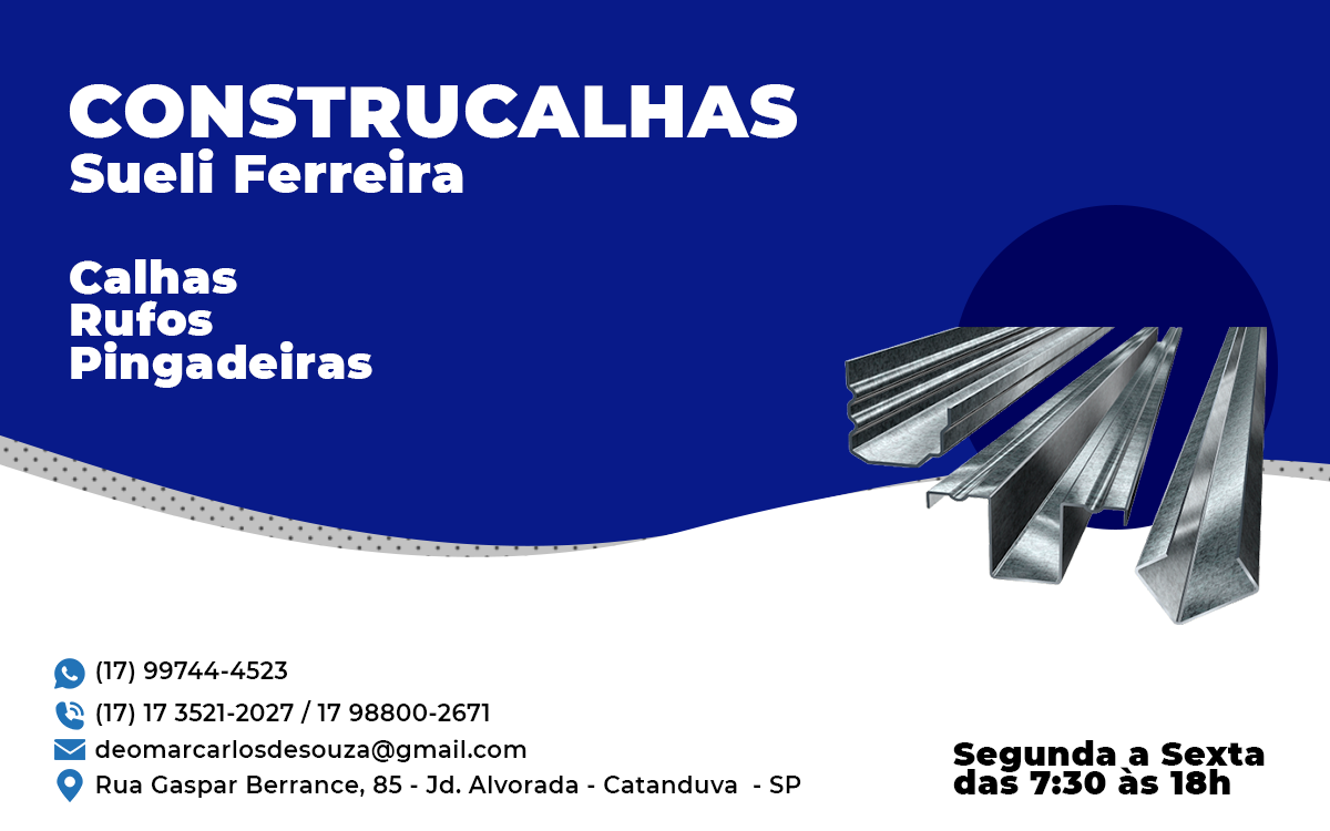  Construcalhas Sueli Ferreira Uchoa - Área 17 - Seu guia de empresas em São José do Rio Preto e região.