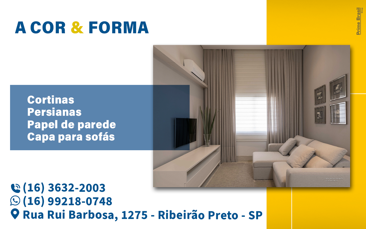A Cor & Forma Orlândia - Área 17 - Seu guia de empresas em São José do Rio Preto e região.