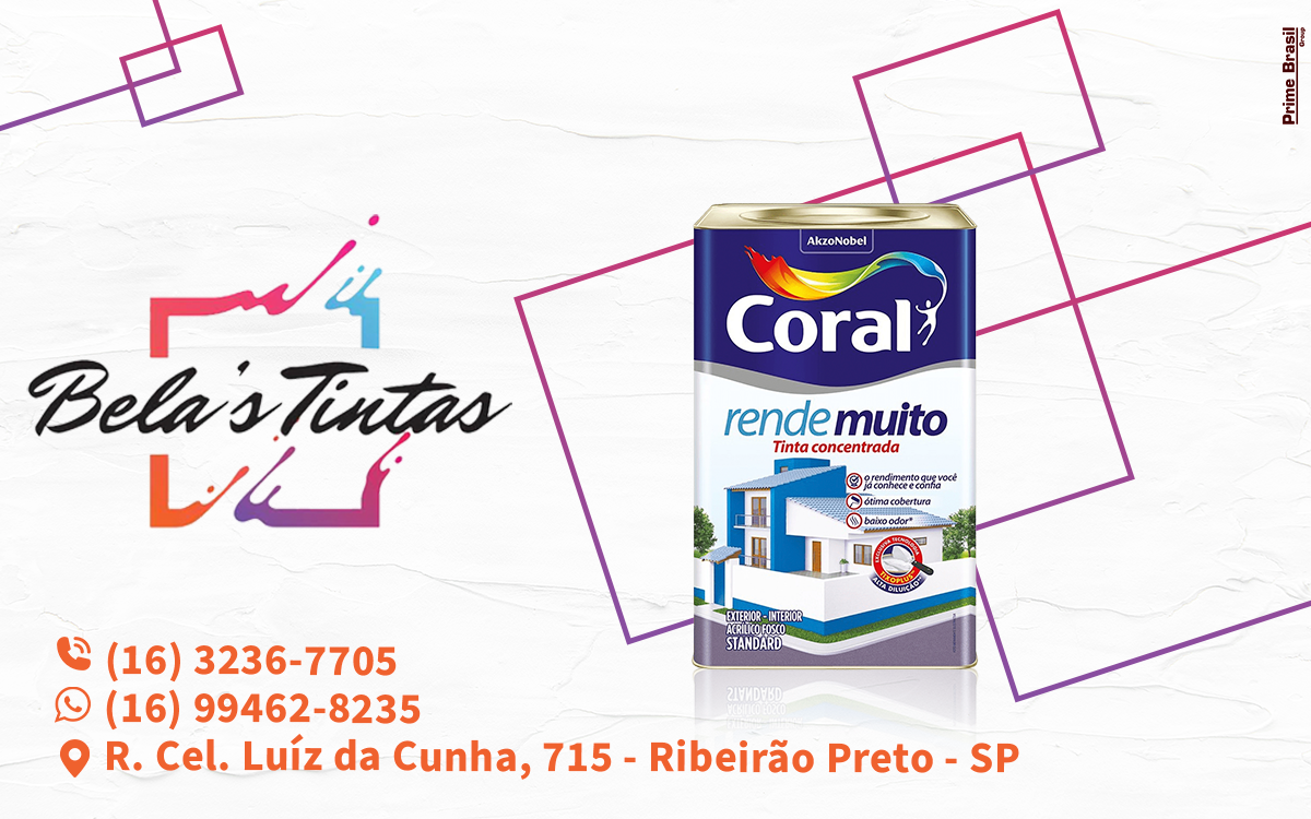 Bela s Tintas Sertãozinho - Área 17 - Seu guia de empresas em São José do Rio Preto e região.