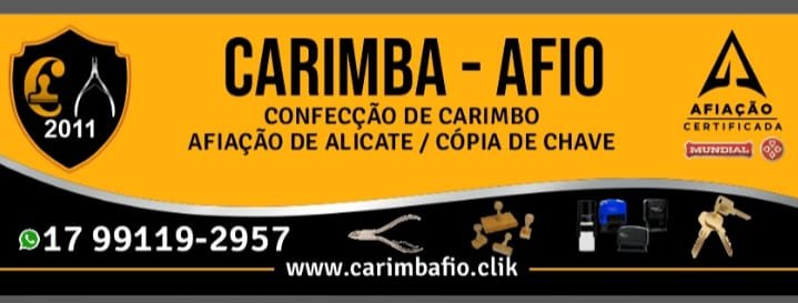 Carimbafio - Loja de Carimbos e Afiação em São José do Rio Preto-SP - Área 17 - Seu guia de empresas em São José do Rio Preto e região.