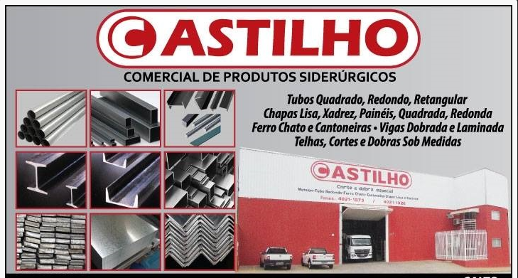 Castilho Comercial de Produtos Siderúrgicos - Ferro e Aço em Santa Bárbara d´Oeste-SP - Área 17 - Seu guia de empresas em São José do Rio Preto e região.