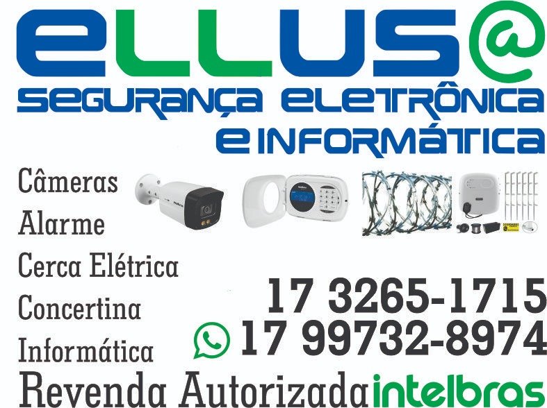 Ellus@ Segurança Eletrônica e Informática José Bonifácio - Área 17 - Seu guia de empresas em São José do Rio Preto e região.