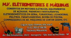 M.V Elétromotores e Máquinas - Área 17 - Seu guia de empresas em São José do Rio Preto e região.