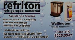 Refriton Refrigeração  - Área 17 - Seu guia de empresas em São José do Rio Preto e região.