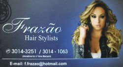 Frazão Hair Stylists - Área 17 - Seu guia de empresas em São José do Rio Preto e região.