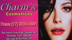 Charm's Cosméticos - Área 17 - Seu guia de empresas em São José do Rio Preto e região.