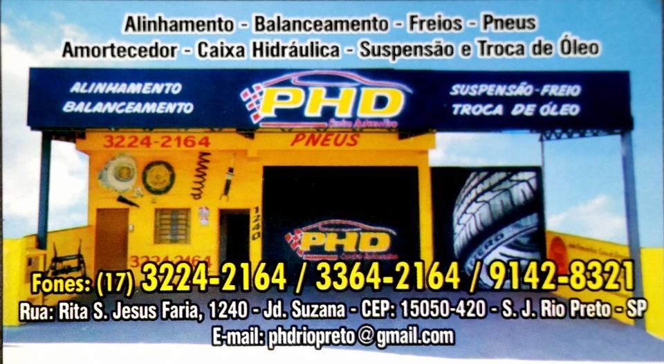 PHD Recondicionadora de Peças São José do Rio Preto - Área 17 - Seu guia de empresas em São José do Rio Preto e região.