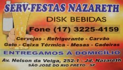 Serv Festas Nazareth - Área 17 - Seu guia de empresas em São José do Rio Preto e região.