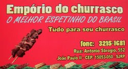 Empório do Churrasco - Área 17 - Seu guia de empresas em São José do Rio Preto e região.