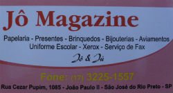 Jô Magazine - Área 17 - Seu guia de empresas em São José do Rio Preto e região.