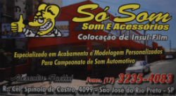 Só Som - Área 17 - Seu guia de empresas em São José do Rio Preto e região.