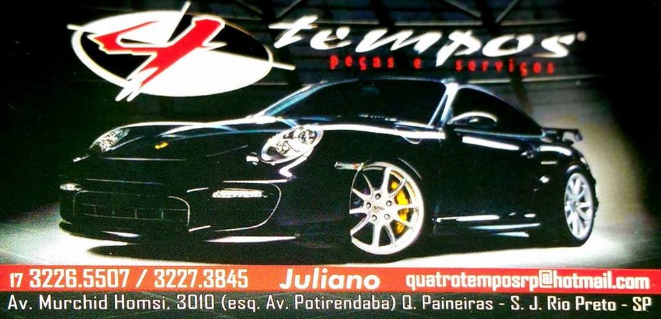 4 Tempos Peças e Serviços Auto Mecânica Auto Elétrico e Ar-Condicionado  Rio Preto - Área 17 - Seu guia de empresas em São José do Rio Preto e região.