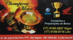 Champions Motos - Área 17 - Seu guia de empresas em São José do Rio Preto e região.