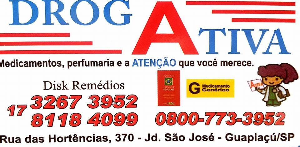 Droga Ativa - Área 17 - Seu guia de empresas em São José do Rio Preto e região.
