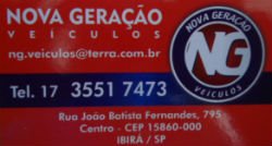Nova Geração Veículos - Área 17 - Seu guia de empresas em São José do Rio Preto e região.