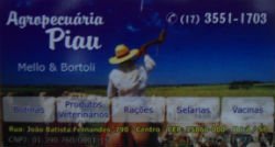 Agropecuária Piau - Área 17 - Seu guia de empresas em São José do Rio Preto e região.