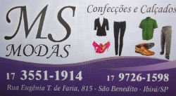 MS Modas Ibirá - Área 17 - Seu guia de empresas em São José do Rio Preto e região.