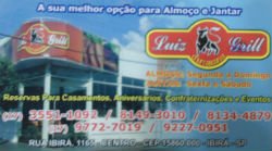 Luiz Grill Churrascaria e Restaurante Ibira - Área 17 - Seu guia de empresas em São José do Rio Preto e região.