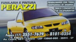 Funilaria e Pintura Perazzi - Área 17 - Seu guia de empresas em São José do Rio Preto e região.