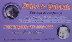 Sítios e Quintais - Área 17 - Seu guia de empresas em São José do Rio Preto e região.