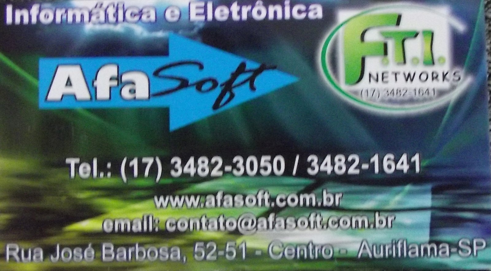 Afa Soft Informática e Eletrônica - Área 17 - Seu guia de empresas em São José do Rio Preto e região.