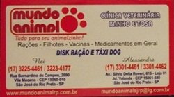 Mundo Animal - Área 17 - Seu guia de empresas em São José do Rio Preto e região.