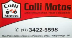 Colli Motos Moto Peças e Oficina de Motos Votuporanga - Área 17 - Seu guia de empresas em São José do Rio Preto e região.