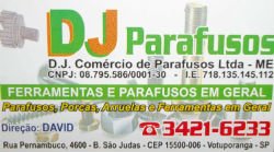 DJ Parafusos - Área 17 - Seu guia de empresas em São José do Rio Preto e região.