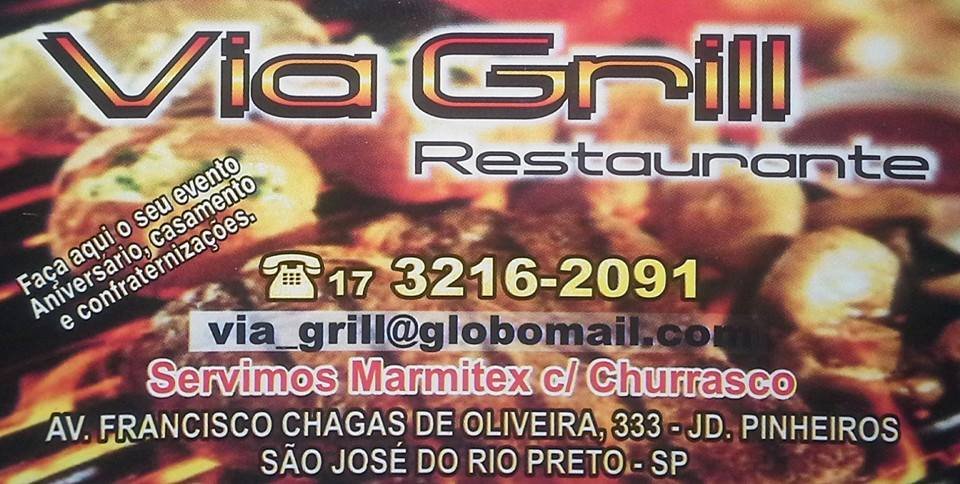 Via Grill Restaurante São José do Rio Preto - Área 17 - Seu guia de empresas em São José do Rio Preto e região.