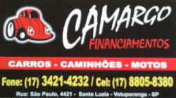 Camargo Financiamentos - Área 17 - Seu guia de empresas em São José do Rio Preto e região.