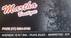 Martha Boutique - Área 17 - Seu guia de empresas em São José do Rio Preto e região.