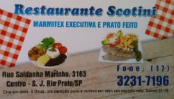Restaurante Scotini - Área 17 - Seu guia de empresas em São José do Rio Preto e região.