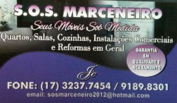 SOS Marceneiro - Área 17 - Seu guia de empresas em São José do Rio Preto e região.