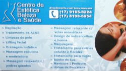 Centro de Estética Beleza e Saúde - Área 17 - Seu guia de empresas em São José do Rio Preto e região.