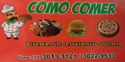 Pizzaria Restaurante Como Comer Rio Preto - Área 17 - Seu guia de empresas em São José do Rio Preto e região.