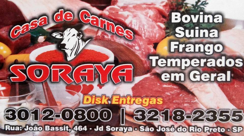 Casa de Carnes Soraya - Área 17 - Seu guia de empresas em São José do Rio Preto e região.