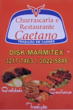 Churrascaria e Restaurante Caetano - Área 17 - Seu guia de empresas em São José do Rio Preto e região.