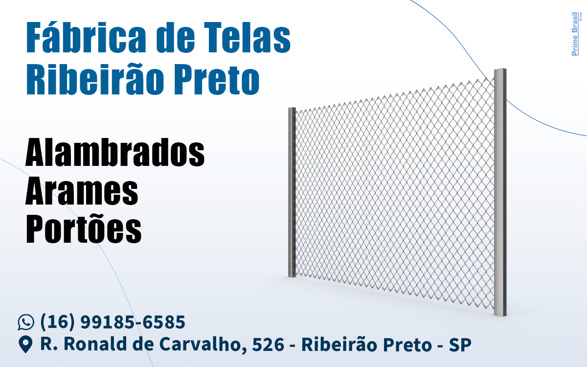 Fabrica de Telas Ribeirão Preto Matão - Área 17 - Seu guia de empresas em São José do Rio Preto e região.