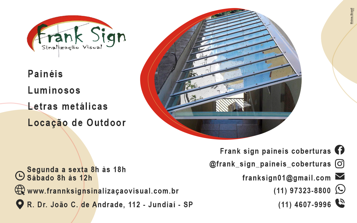 Frank Sign Comunicação Visual Campo Limpo Paulista - Área 17 - Seu guia de empresas em São José do Rio Preto e região.