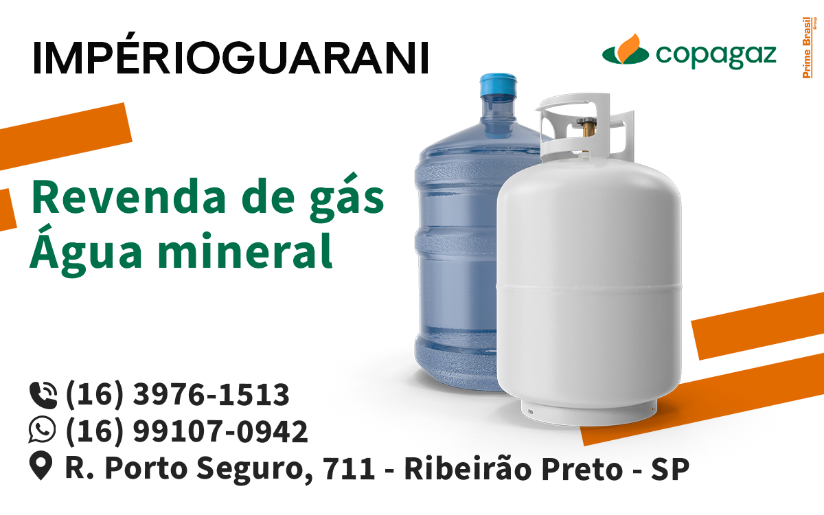 Império Guarani Distribuidora de Gás Ribeirão Preto - Área 17 - Seu guia de empresas em São José do Rio Preto e região.