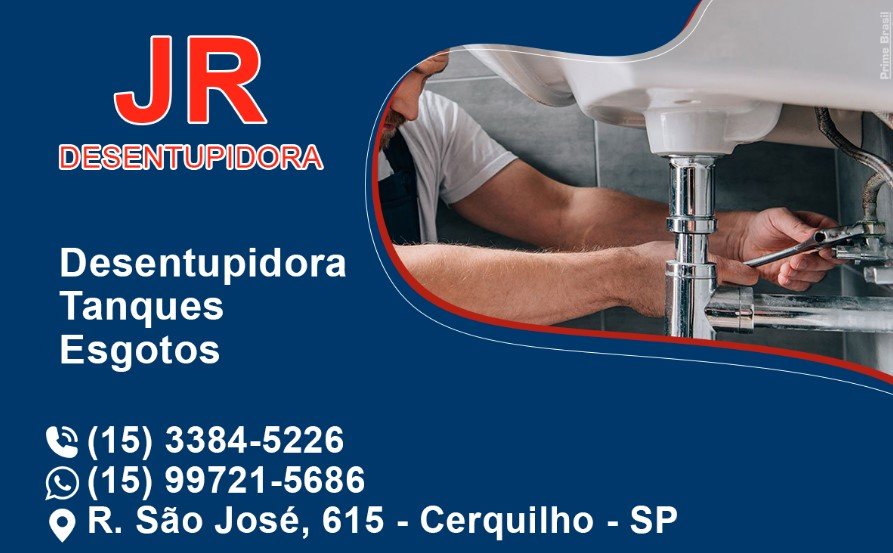 JR Desentupidora - Desentupidora em Cerquilho-SP - Área 17 - Seu guia de empresas em São José do Rio Preto e região.