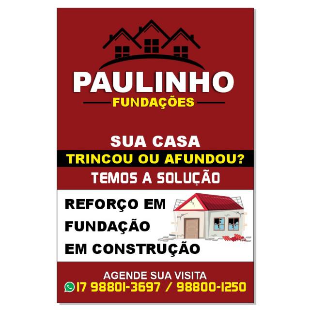 Paulinho Reforço em Fundação em Serrana - Área 17 - Seu guia de empresas em São José do Rio Preto e região.