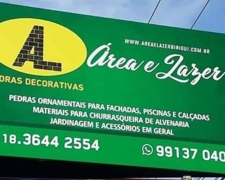 Pedras Ornamentais e Decorativas Área e Lazer – Birigui, SP - Área 17 - Seu guia de empresas em São José do Rio Preto e região.
