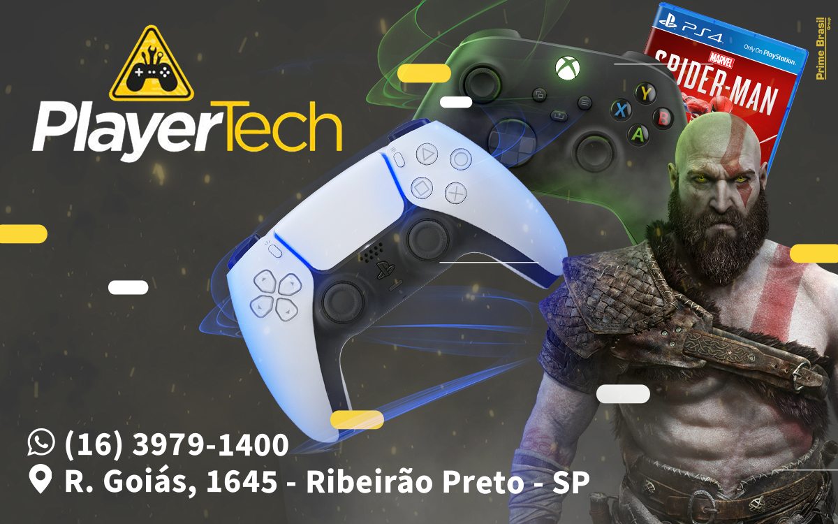 PlayerTech Assistência Técnica Vídeo Games Altinópolis - Área 17 - Seu guia de empresas em São José do Rio Preto e região.
