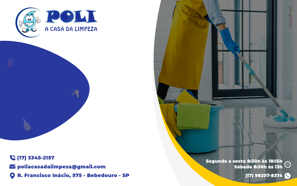 Poli - A Casa da Limpeza - Produtos de Limpeza no Atacado em Barretos-SP - Área 17 - Seu guia de empresas em São José do Rio Preto e região.