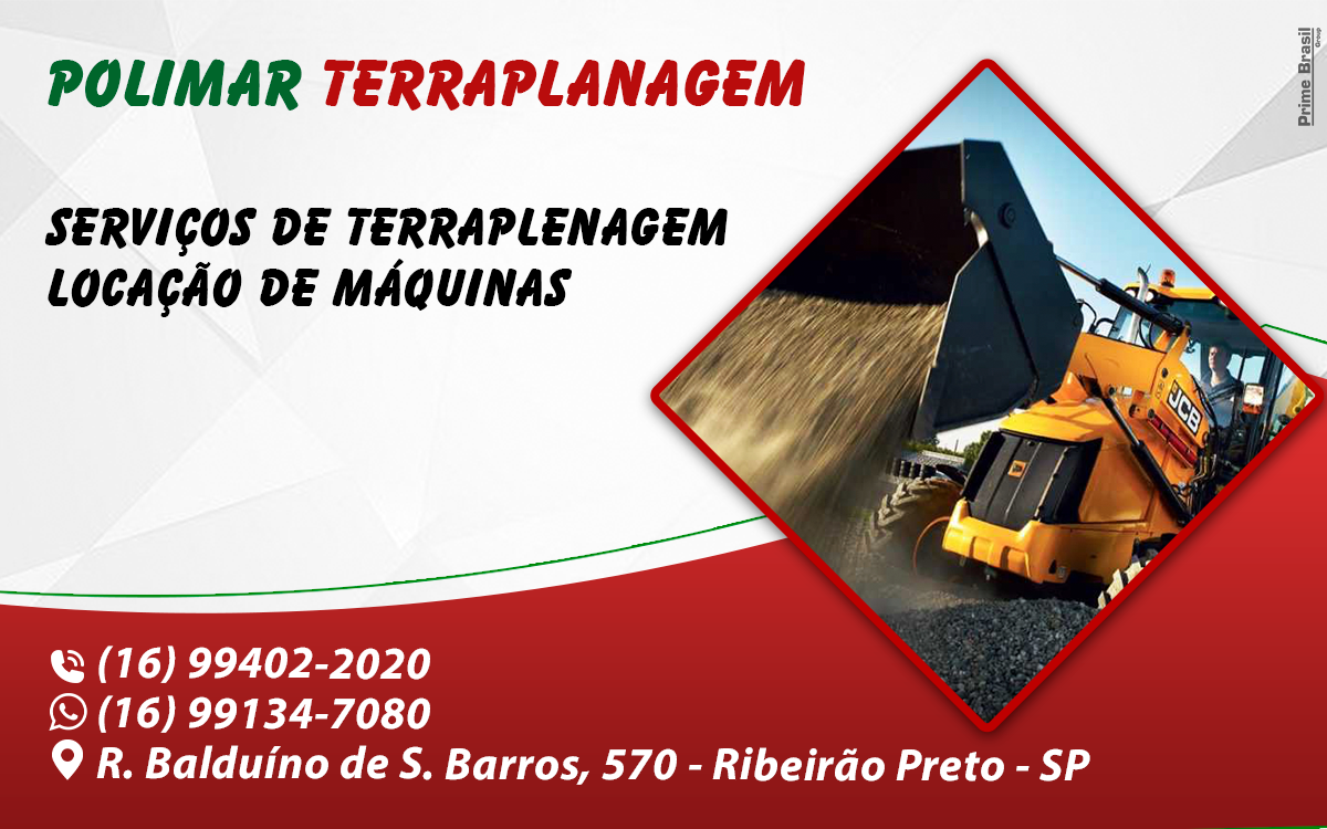 Polimar Terraplanagem Cravinhos - Área 17 - Seu guia de empresas em São José do Rio Preto e região.