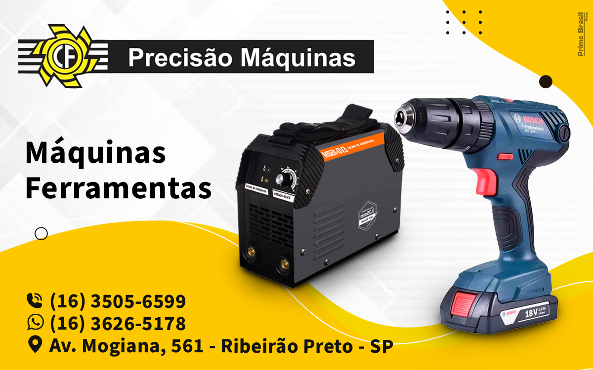 Precisão Máquinas e Ferramentas São Carlos - Área 17 - Seu guia de empresas em São José do Rio Preto e região.