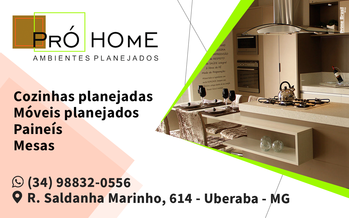 Pró Home Ambientes Planejados Miguelópolis - Área 17 - Seu guia de empresas em São José do Rio Preto e região.