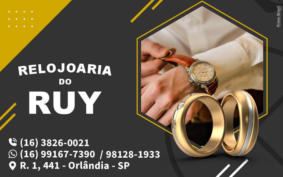 Relojoaria do Ruy São Joaquim da Barra - Área 17 - Seu guia de empresas em São José do Rio Preto e região.