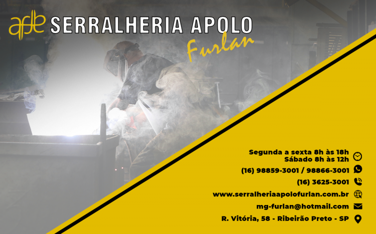 Serralheria Apolo Furlan Ribeirão Preto - Área 17 - Seu guia de empresas em São José do Rio Preto e região.